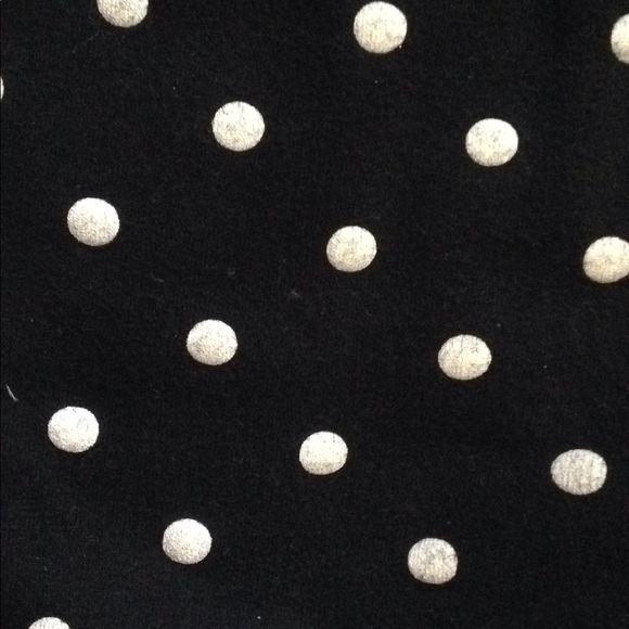 Polka dot black and white leggings, Epic Threads. - Picture 3 of 4